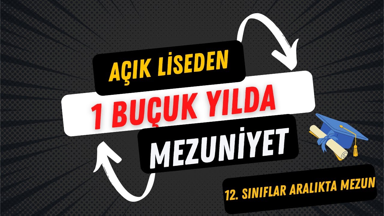 Açık Lise Kaç Yılda Biter? Mezun Olmak için Kaç Kredi Gerekli?