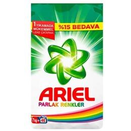 Ariel Parlak Renkler 7 Kg Toz Çamaşır Deterjanı