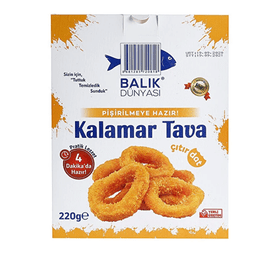 Balık Dünyası 220 gr Pane Kalamar Tava