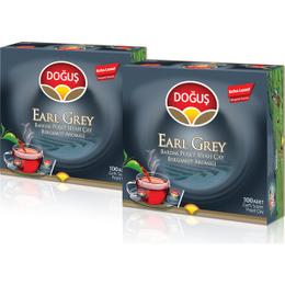 Doğuş Early Grey Bergamot Aromalı 2 adet 100’lü Paket Bardak Poşet Çay