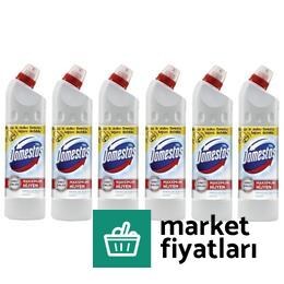 Domestos Kar Beyazı 6×810 ml Çoklu Paket Çamaşır Suyu