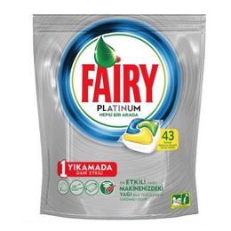 Fairy Platinum Limon Kokulu 40 Tablet Bulaşık Makinesi Deterjanı
