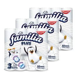 Familia Plus 3×32’li Çoklu Paket Tuvalet Kağıdı