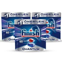 Finish Quantum 180 Tablet 60×3 Bulaşık Makinesi Deterjanı