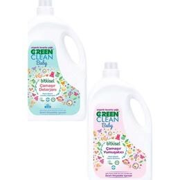 Green Clean Baby 2,75 lt x 2li Çamaşır Deterjanı Yumuşatıcı