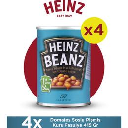 Heinz 4×415 gr Domates Soslu Pişmiş Kuru Fasulye