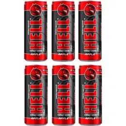 Hell Energy Apple 6×250 ml Enerji İçeceği