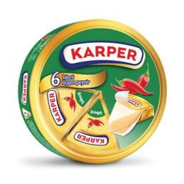 Karper 108 gr Biberli Üçgen Peynir