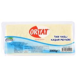 Kınalıkuzu 2 kg Ortat Tam Yağlı Taze Kaşar Peyniri