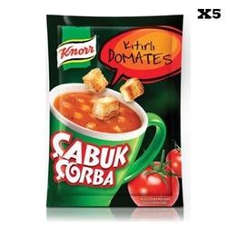 Knorr Kıtırlı Domates 5×22 gr Çabuk Çorba