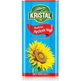 Kristal 5 lt Teneke Rafine Ayçiçek Yağı