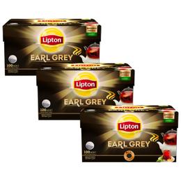 Lipton Şeker Hediyeli Earl Grey 3×100 Adet Demlik Poşet Çay