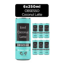 Obsesso 6×250 ml Iced Coconut Latte