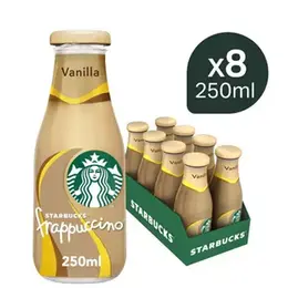 Starbucks 8×250 ml Frappuccino Vanilla Aromalı Soğuk kahve