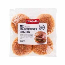Unabella Uneli Xl 4’lu 440 gr Hamburger Ekmeği