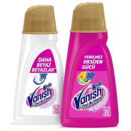 Vanish Kosla Oxi Action Gold Renkliler İçin 2×1000 ml Sıvı Leke Çıkarıcı