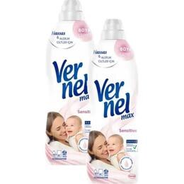 Vernel Max Sensitive 2 x 960 ml Çamaşır Yumuşatıcı