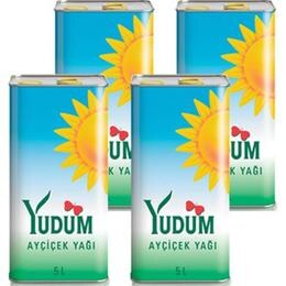 Yudum 5 lt 4’lü Ayçiçek Yağı