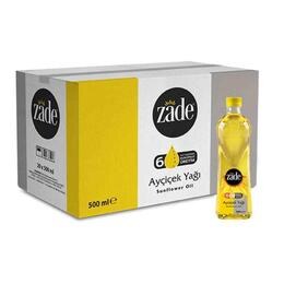 Zade 0.5 lt Pet Şişe Koli 20’li Set Ayçiçek Yağı