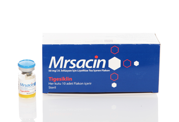 MRSACIN 50 MG IV INFUZYON COZ. ICIN LIYOFILIZE TOZ ICEREN 10 FLAKON FİYATI